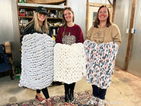 Chunky Knit Blanket DIY Workshop 2/18/24