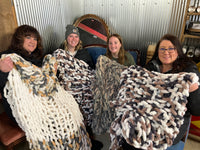 Chunky Knit Blanket DIY Workshop 3/3/24