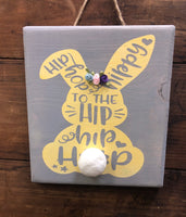 Diy Hip Hop Bunny Wood Sign Kit