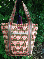 Bungalow 360 Striped Canvas Tote handbag