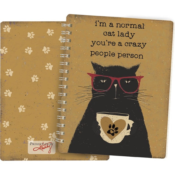 Cat Lady Spiral Notebook