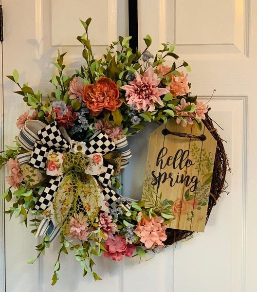 DIY Hello Spring Wreath Workshop 3/21/2020