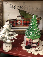 Ceramic Christmas. tree Gnome Workshop 12/16/21 6 pm