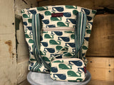 Bungalow 360 Striped Canvas Tote handbag