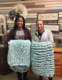 DIY Chunky Knit Blanket Workshop 10/26/19