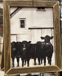 Rancho Toros Lath Framed Wall Sign