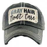 Gray Hair Don’t Care Vintage Cap