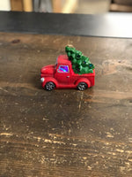 Light up Red Pickup Truck Ornament
