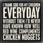 Wine and Chicken Nuggets