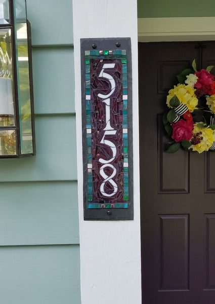DIY Mosaic House Sign 3/4/23