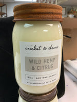 Cricket & Clover Soy Wax Jar Candle