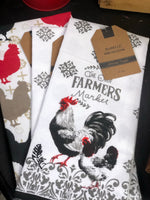 Farmhouse Kitchen Ware - Rooster Pattern