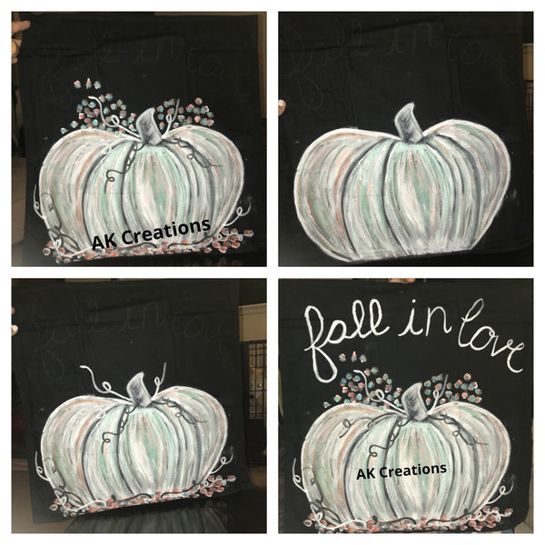 DIY Fall in Love Painted Pillow Workshop