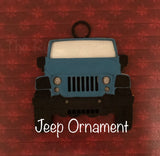 Jeep Christmas Ornament