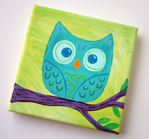 Diy Youth Owl Canvas Kit
