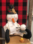 Frosty Roasting a Marshmallow